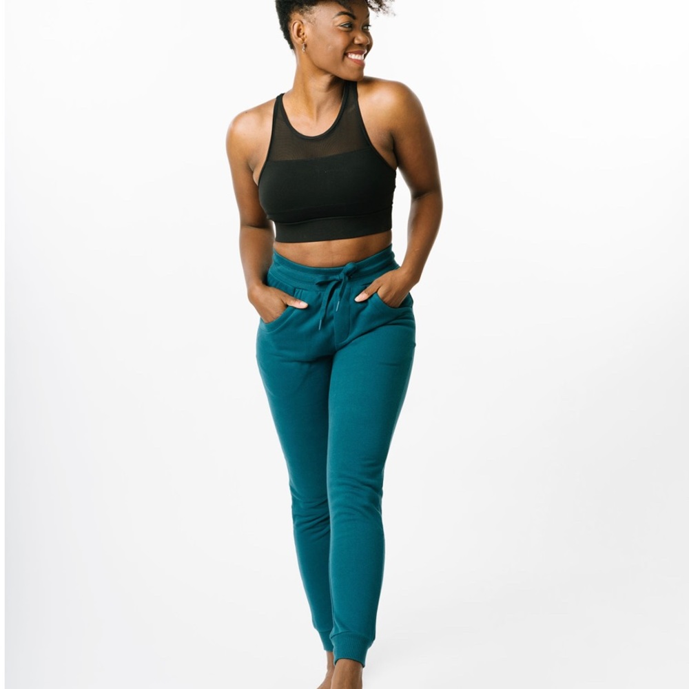 ZYIA Dark Emerald Sleepover Sweats